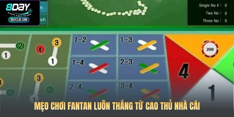 Mẹo chơi Fantan luôn thắng từ cao thủ nhà cái