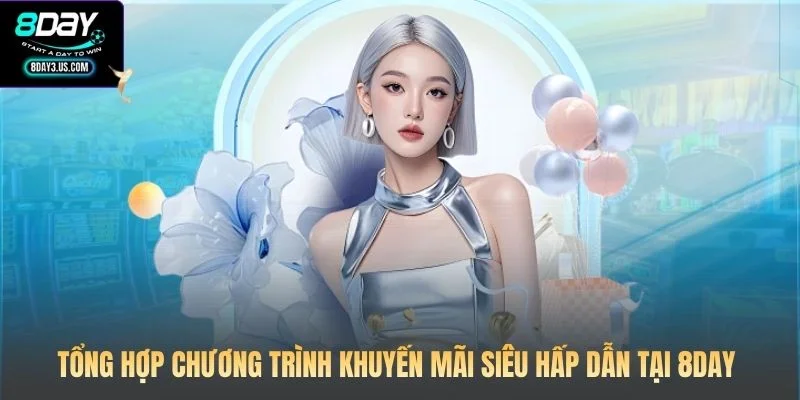 Tổng hợp chương trình khuyến mãi siêu hấp dẫn tại 8DAY 
